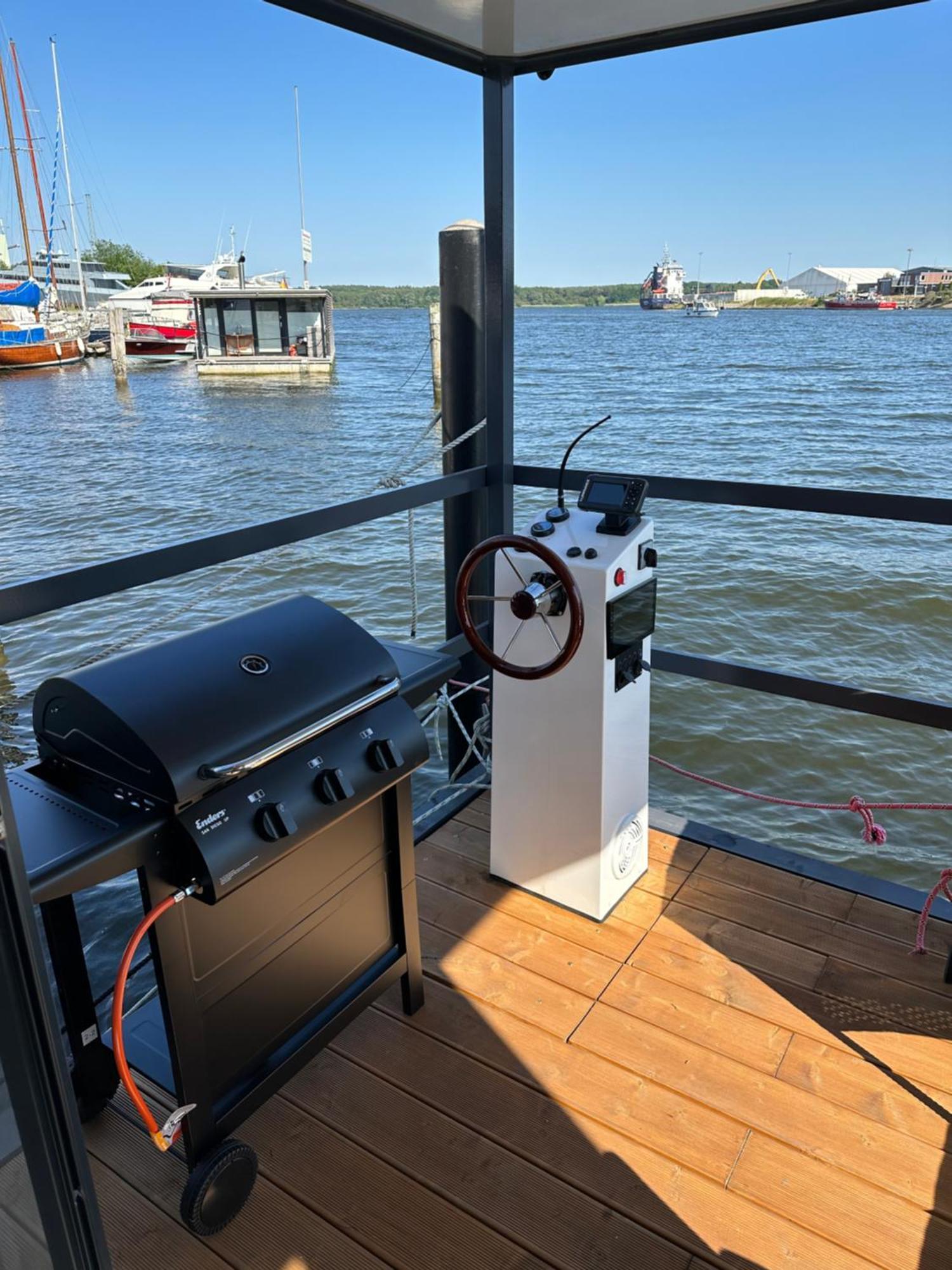 Premium Hausboot Trave Traum Lübeck Exterior foto