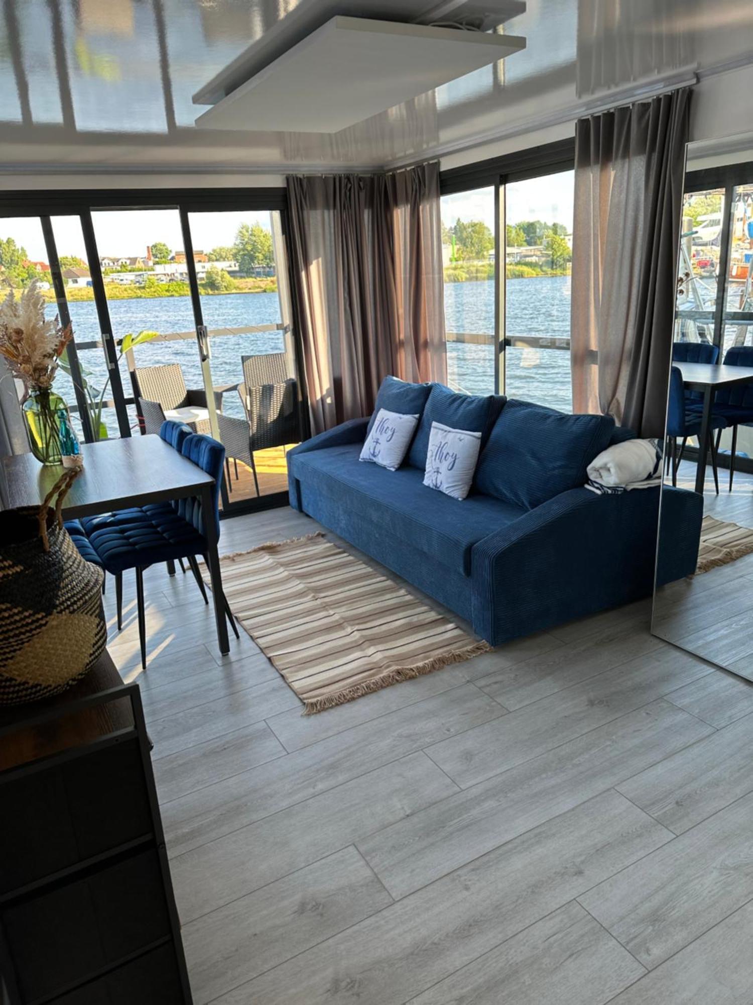 Premium Hausboot Trave Traum Lübeck Exterior foto