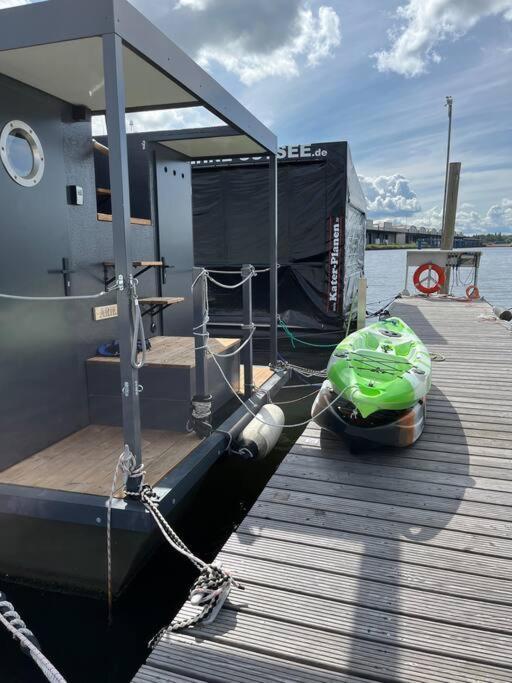 Premium Hausboot Trave Traum Lübeck Exterior foto